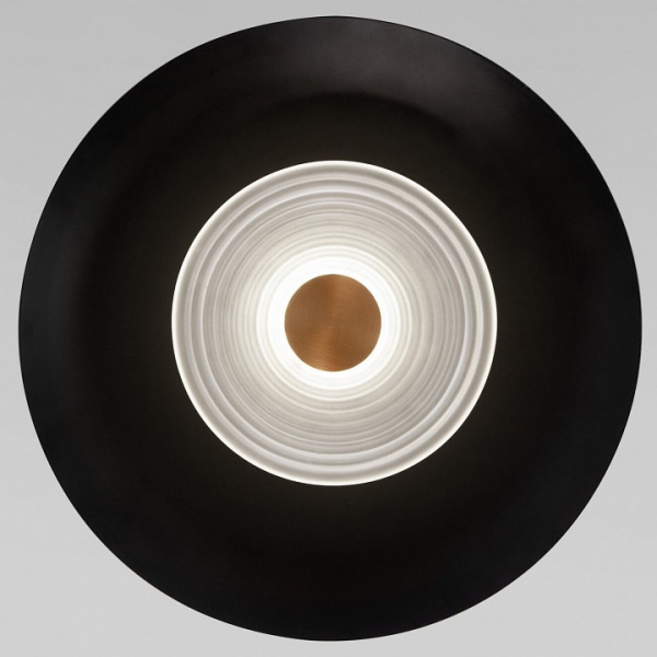 Подвесной светодиодный светильник в стиле лофт 90328/1 черный Eurosvet Kontur