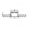 Профиль встраиваемый DesignLed LE.6332-W 003116