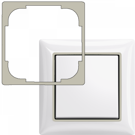 ABB BJB Basic 55 Вставка декоративная, серия Basic 55, цвет шампань