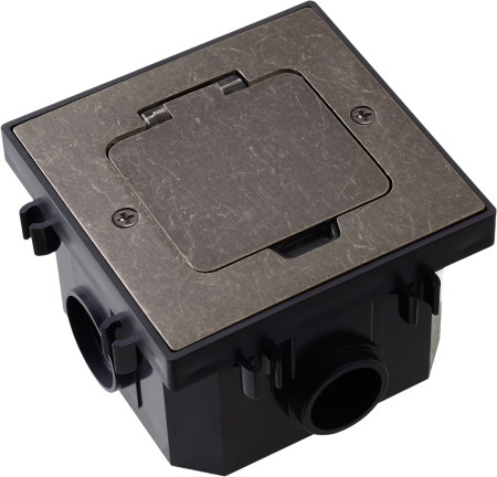 Donel Лючок Surface 2 мод. (1 мод. 45х45 мм.), оцинкованная сталь, IP44, (с уст. набором)