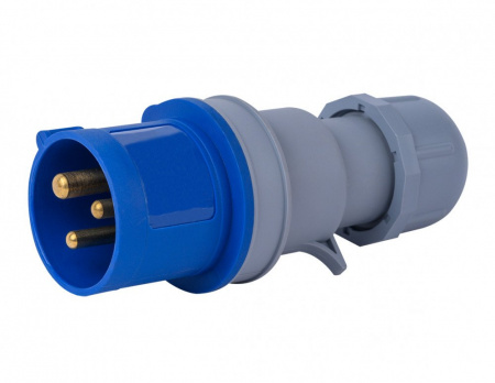 Dekraft Вилка перен. 2Р+РЕ 32А 220В IP44 ВП-103