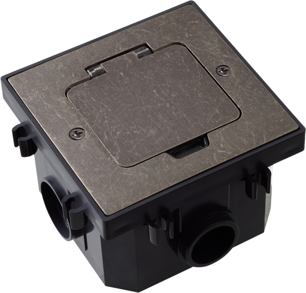 Donel Лючок Surface 2 мод. (1 мод. 45х45 мм.), оцинкованная сталь, IP44, (с уст. набором)