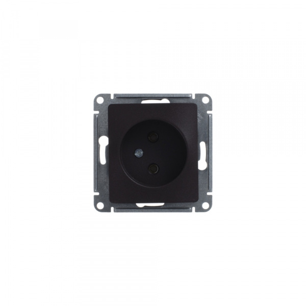 SE Glossa Шоколад Розетка б/з, 16А