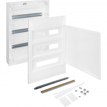 Legrand Practibox S Пластиковый щиток Навесной 3X18 Белая дверь