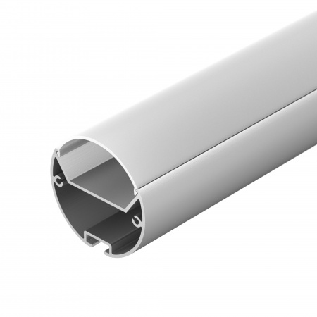 Arlight Профиль с экраном SL-ROUND-D40-2500 ANOD+OPAL (Алюминий)