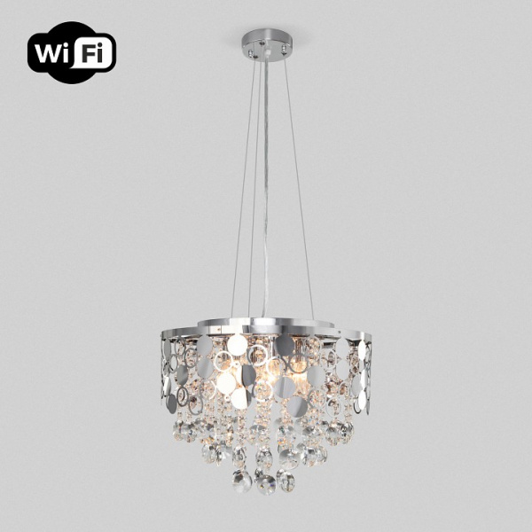 Умный подвесной светильник 10123/6 хром Eurosvet Lianna
