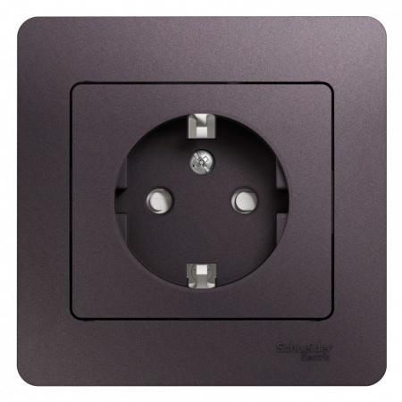 SE Glossa Сиреневый туман Розетка с/з со шторками (в сборе)