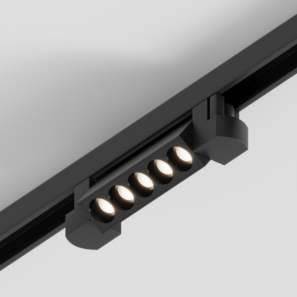 Трековый линейный светильник направленного света Skylite HSBL_0025 Однофазный, 213мм-3000К, чёрный