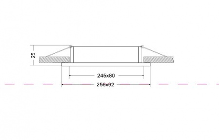 Встраиваемый светильник DL024-2-03W Maytoni Atom