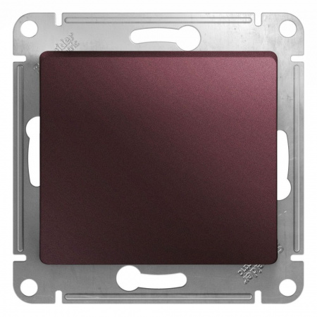 SE Glossa Баклажановый Выключатель 1-клавишный, сх.1, 10AX