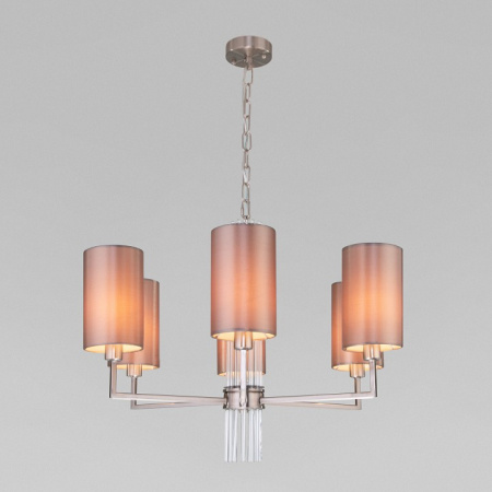 Подвесной светильник 60134/6 никель Eurosvet Soffio