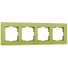 Рамка на 4 поста (фисташковый) WL01-Frame-04