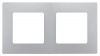 Legrand Etika Алюминий Рамка 2-ая