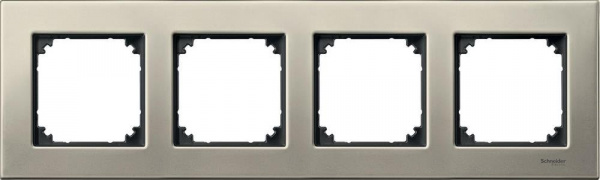SE Merten SM M-Elegance Титан Рамка 4-ая