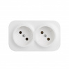 Legrand Quteo Белый Розетка 2-я б/з