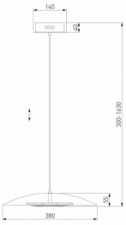 Подвесной светодиодный светильник в стиле лофт 90328/1 черный Eurosvet Kontur