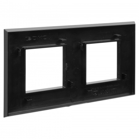 DKC Avanti Черный квадрат Рамка 4 модуля