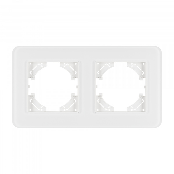 Arlight Рамка стеклянная FRM-OMALI-SFGS-2-WH (-)