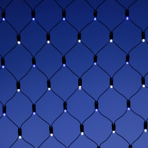 Arlight Светодиодная гирлянда ARD-NETLIGHT-CLASSIC-2000x1500-BLACK-288LED White/Blue (230V, 18W) (Ardecoled, IP65)