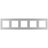 Legrand INSPIRIA Алюминий Рамка - 5 постов
