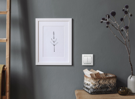 Legrand Valena Бел Выключатель 2-х клавишный