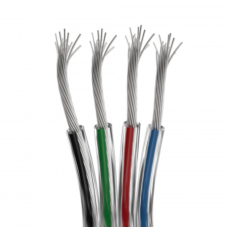 Arlight Шлейф питания ARL-18AWG-CLEAR-4Wire-CU (-)