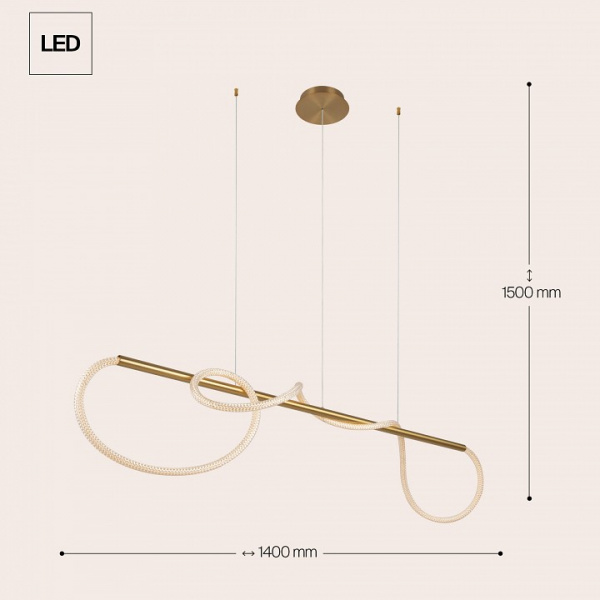 Подвесной светильник Modern MOD166PL-L30G3K Maytoni Tau