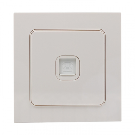 EKF PROxima Стокгольм Белый Розетка RJ-11