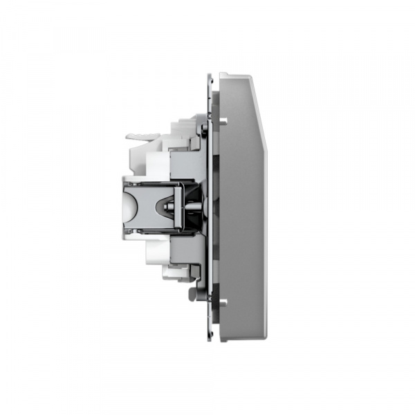 Systeme Electric ArtGallery Сталь Выключатель карточный 10А, без задержки времени, быстр.клемм.