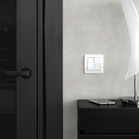 Рамка из акрила на 1 пост Acrylic белый W0012701