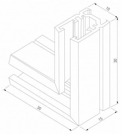 Mini Magnetic Коннектор угловой для накладного шинопровода (черный) 85179/00 Elektrostandard Mini Magnetic a065639