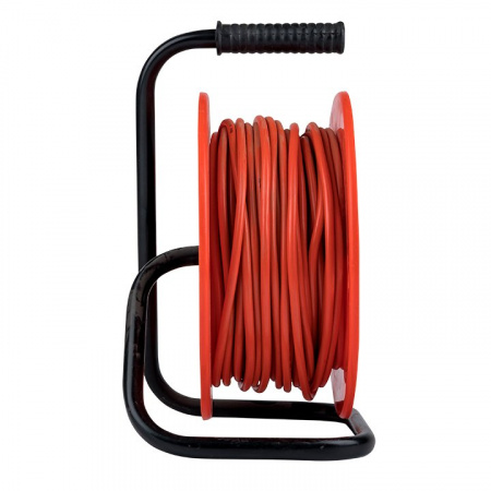 EKF PROxima Удлинитель на катушке "Атлант 2.0" 4 гнезда 50м с заземлением ПВС 3*1,0 10А/2,2кВт