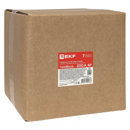 EKF Рубильник 200A 4P реверсивный без рукоятки управления TwinBlock