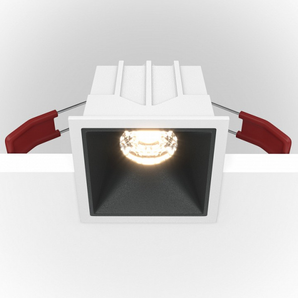 Встраиваемый светильник Downlight DL043-01-10W4K-SQ-WB Maytoni Alfa