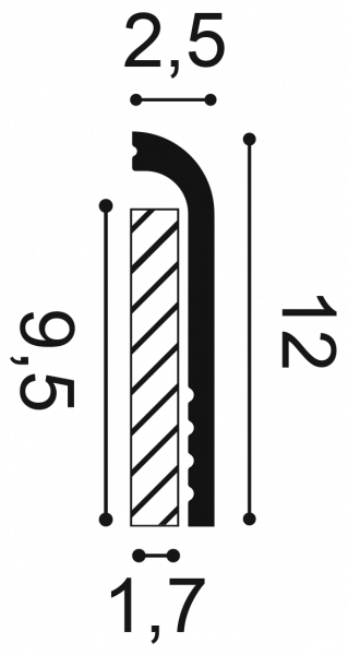 SX185 плинтус SX185 плинтус