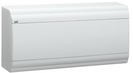 IEK PRIME Корпус пластиковый навесной ЩРН-П-18 белый/белая дверь IP41