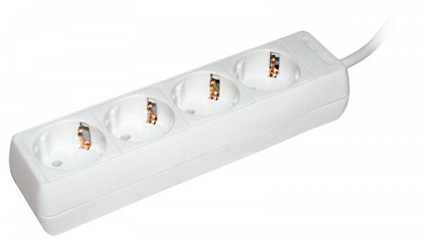 IEK Удлинитель У04 4 места 2Р+PЕ/5метров 3х1мм2 16А/250