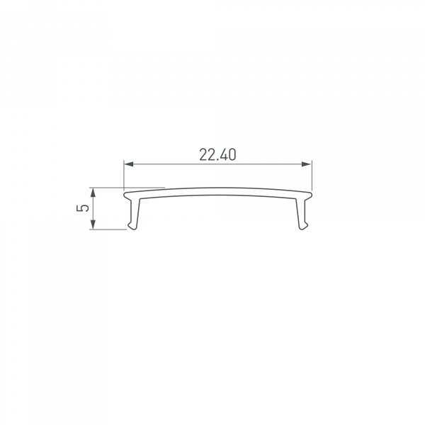 Arlight Экран COMFORT21-V-FANTOM-2000 OPAL (Пластик)
