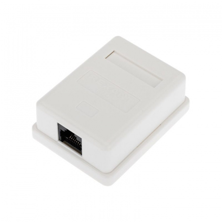 Рoзетка компьютерная внешняя, 1-порт RJ-45 (8P8C), UTP неэкранированная, категория 6, Rexant