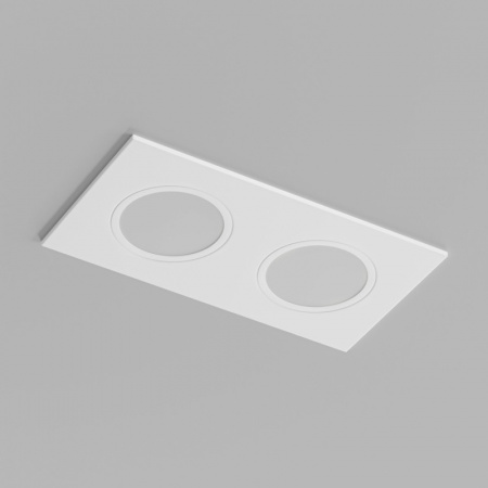 Встраиваемый влагозащищенный светильник PORT, 2?15 Вт макс., LED, GU5.3, IP65, корпус из полимера, цвет белый