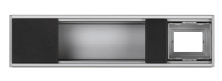 Simon K45 Connect Офиблок Compact из алюминия на 3+1 механизм цвета графит