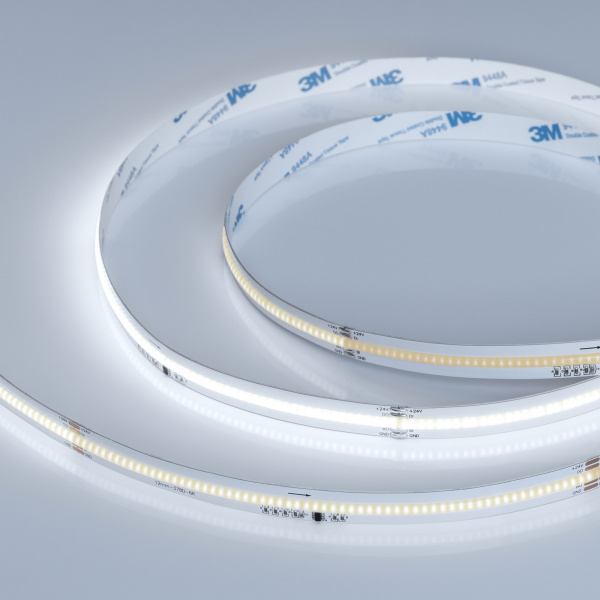 Arlight Лента SPI-COB-X378-12mm 24V White6000-PX63-BPT (7 W/m, IP20, 5m) (бегущий огонь)