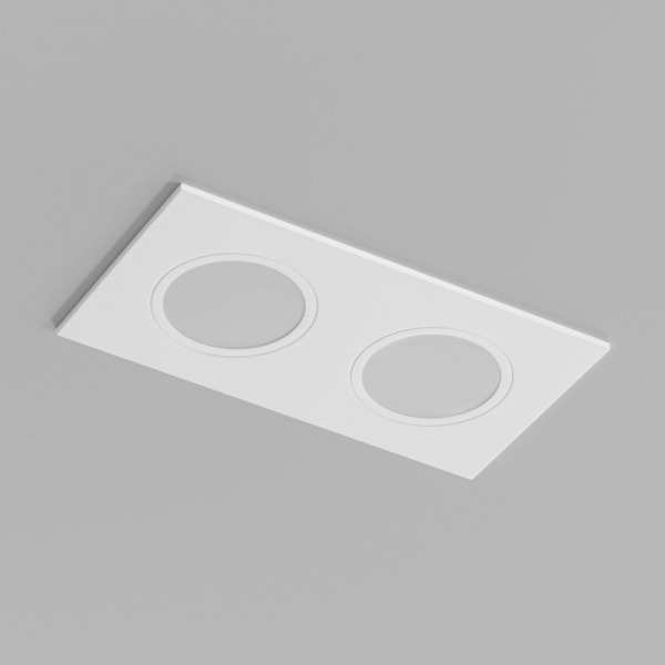 Встраиваемый влагозащищенный светильник PORT, 2?15 Вт макс., LED, GU5.3, IP65, корпус из полимера, цвет белый