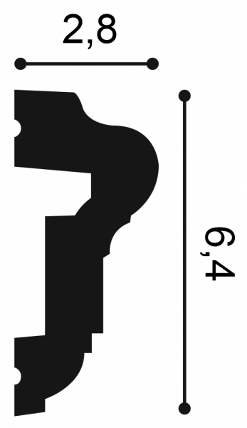 P6020F молдинг гибкий