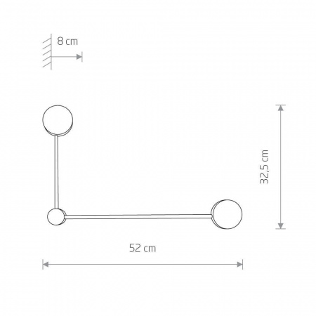 Настенный светильник Nowodvorski Orbit 7804