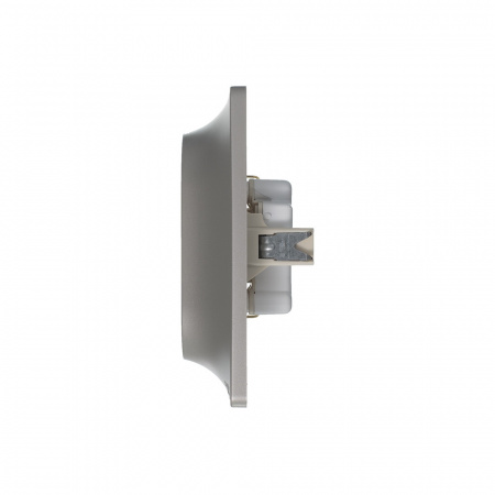 SE Glossa Платина Розетка 2-ая с/з (в сборе)