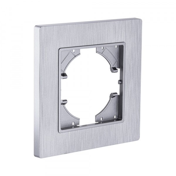 Рамка 1-постовая, серый Kollinger Eleganz Plex EP1GY