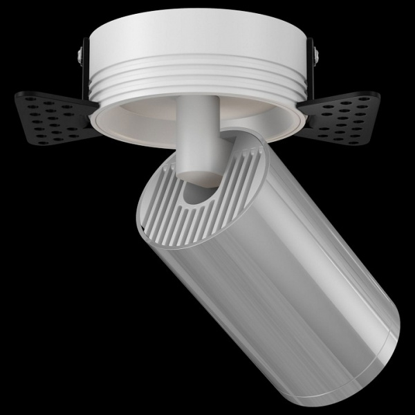 Встраиваемый светильник (Набор) C058CL-1WCH(C058CL-01W(1шт.), TRA020-01CH(1шт.), DLA048-01W(1шт.)) Maytoni Focus S