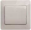 SE Glossa Молочный Выключатель 1-клавишный сх.1, 10AX (в сборе)
