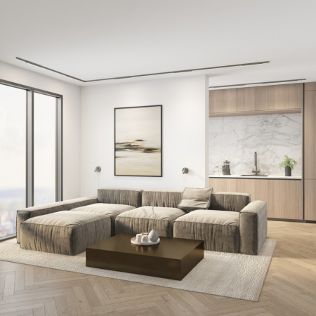 DK5072-DN Бра SHINE WALL со светодиодом, D104*H68, IP20, 3000К, 3W, RA?90, темный никель, алюминий